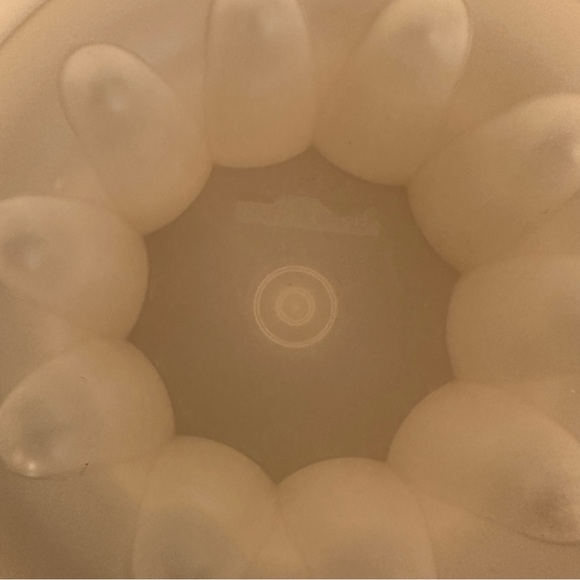 Vintage Tupperware Jel Ring Mold 3 Piece Set Speckled Gray Jello Salad Dessert - Picture 4 of 8